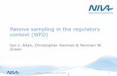 Passive sampling in the regulatory context (WFD)