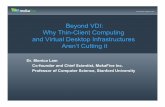 Beyond VDI: Why Thin-Client Computing and Virtual Desktop