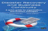 DISASTER RECOVERY AND BUSINESS CONTINUITY A Quick Guide for