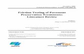 Friction Testing of Pavement Preservation Treatments