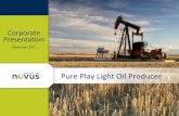 Pure Play Light Oil Producer