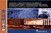 Using HigHways dUring EvacUation opErations for EvEnts witH advancE noticE