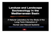 Landuse and Landscape Socioecology in the Mediterranean Basin