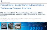Federal Motor Carrier Safety Administration Technology Program
