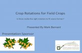 Crop Rotations for Field Crops