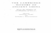 THE CAMBRIDGE HISTORY OF ANCIENT CHINA - Willkommen an der JGU!