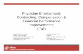 Physician Employment: Contracting, Compensation