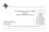 An Analysis of US State Direct Wine Shipment Laws