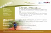 Promoting Excellence in Food Security Programming