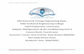 Mechanical & Energy Engineering Dept. Erbil Technical ...
