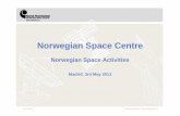 Norwegian Space Centre - CDTI