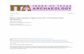 Maya Lithic Studies: Papers From the 1976 Belize Filed ...