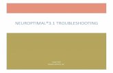 NeurOPtimal®3.1 Troubleshooting