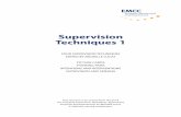Supervision Techniques: 1 - EMCC UK