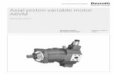 Axial piston variable motor A6VM - Bosch Rexroth
