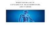 PHYSIOLOGY STUDENT HANDBOOK 2017/2018