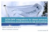 SCR-DPF Integrations for Diesel ExhaustPerformance and ...