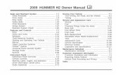 2009 HUMMER H2 Owner Manual M