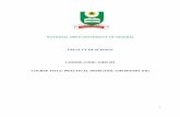 NATIONAL OPEN UNIVERSITY OF NIGERIA FACULTY OF SCIENCE ...