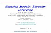 Gaussian Models: Bayesian Inference