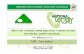 Visit of the National Lottery Regulatory Commission and ...