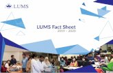 LUMS Fact Sheet - #hayalinikeşfet