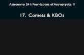 17. Comets & KBOs
