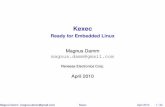 Kexec - Ready for Embedded Linux
