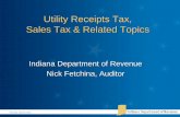 Utility Receipts Tax, Sales Tax & Related Topics