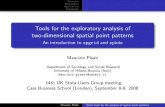 Tools for the exploratory analysis of two-dimensional spatial point patterns