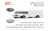 Vehicle Access Control System for Utilimaster Walk-In Vans