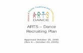 ARTS â€“ Dance Recruiting Plan