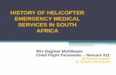History of Helicopter Emergency Medical Services in South Africa