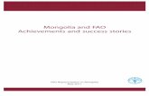 Mongolia and FAO Achievements and success stories