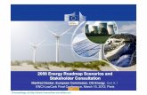 2050 Energy Roadmap Scenarios and Stakeholder Consultation