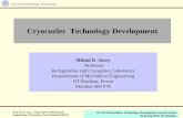 Cryocooler Technology Development - Indian Institute of