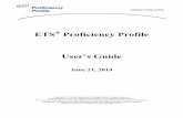 ETS Proficiency Profile User's Guide (PDF)