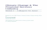 Climate Change & The Financial Services Industry