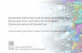 Automatic Extraction and Analysis of Realistic Pore Structures