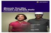 Motorola Two-Way Portable and Mobile Radio