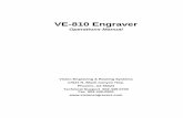 VE810 Engraver Manual - Engraving Machine | CNC Routers