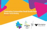 Celebrating Communities Small Grants Fund