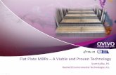 Flat Plate MBRs â€“ A Viable and Proven Technology