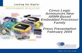 Cirrus Logic Announces New ARM9-Based Embedded Processor