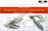 Micron inspection & calibration services, inc
