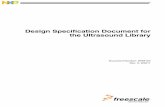 Design Specification Document for the Ultrasound Library