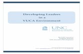 Developing Leaders in a VUCA Environment - UNC Kenan-Flagler