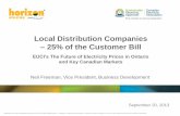 Local Distribution Companies 25% of the Customer Bill