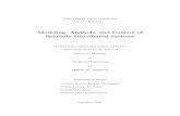 Modeling, Analysis, and Control of Spatially Distributed Systems