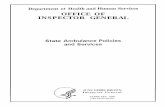 State Ambulance Policies and Services - Office of Inspector General